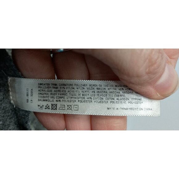 Saturday Sunday Anthropologie Womens Cascading Cardigan Small Gray Chunky BOHO - Picture 4 of 8